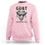 Goat Lover Gift Sweatshirt Funny Motivational Quote Be The G O A T - Wonder Print Shop