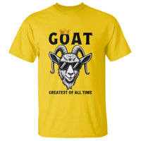 Goat Lover Gift T Shirt Funny Motivational Quote Be The G O A T - Wonder Print Shop