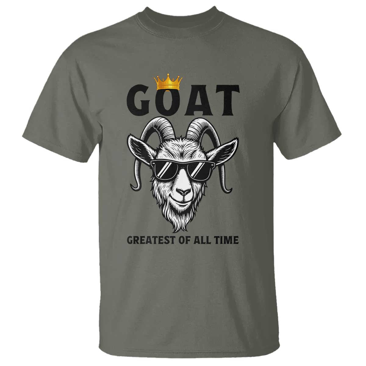 Goat Lover Gift T Shirt Funny Motivational Quote Be The G O A T - Wonder Print Shop
