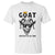 Goat Lover Gift T Shirt Funny Motivational Quote Be The G O A T - Wonder Print Shop