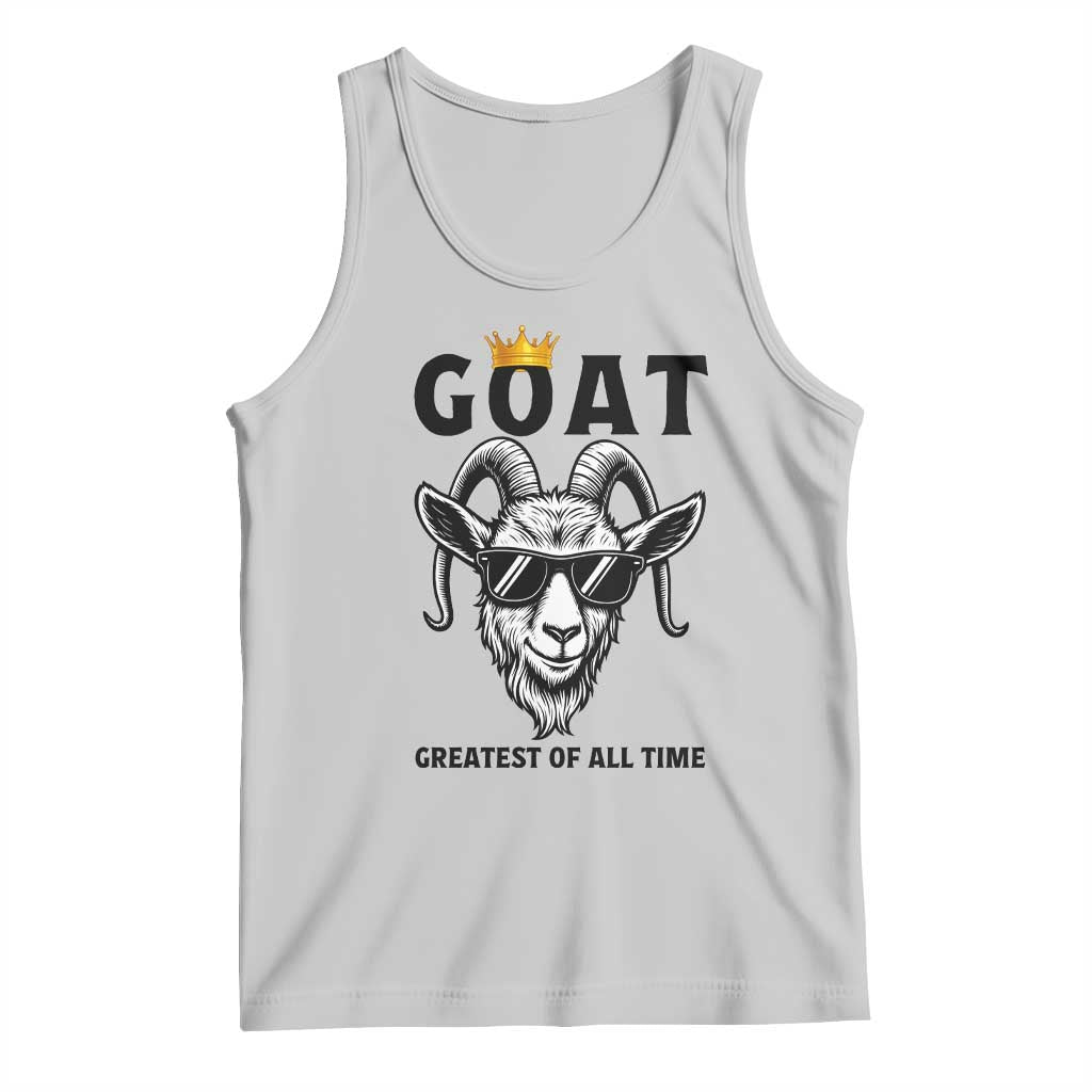Goat Lover Gift Tank Top Funny Motivational Quote Be The G O A T - Wonder Print Shop