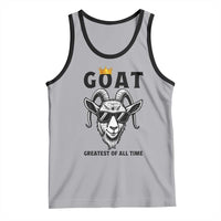 Goat Lover Gift Tank Top Funny Motivational Quote Be The G O A T - Wonder Print Shop