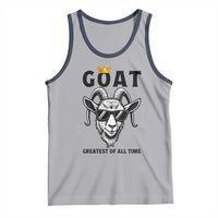 Goat Lover Gift Tank Top Funny Motivational Quote Be The G O A T - Wonder Print Shop