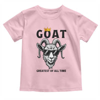 Goat Lover Gift Toddler T Shirt Funny Motivational Quote Be The G O A T - Wonder Print Shop