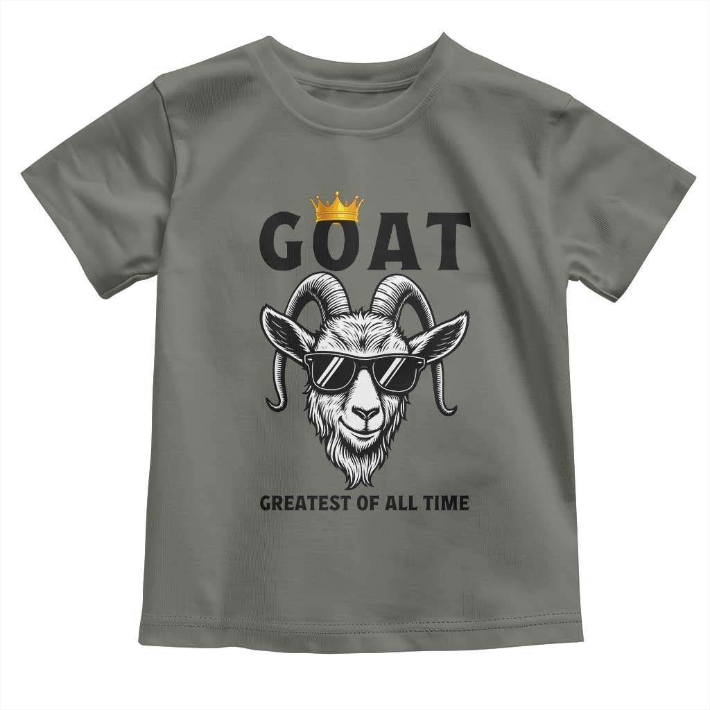 Goat Lover Gift Toddler T Shirt Funny Motivational Quote Be The G O A T - Wonder Print Shop