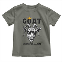 Goat Lover Gift Toddler T Shirt Funny Motivational Quote Be The G O A T - Wonder Print Shop