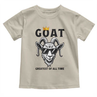 Goat Lover Gift Toddler T Shirt Funny Motivational Quote Be The G O A T - Wonder Print Shop