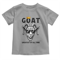 Goat Lover Gift Toddler T Shirt Funny Motivational Quote Be The G O A T - Wonder Print Shop