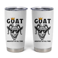 Goat Lover Gift Tumbler Cup Funny Motivational Quote Be The G O A T