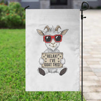 Relax I Have Goat This Garden Flag Funny Goat Lover Gift - Wonder Print Shop