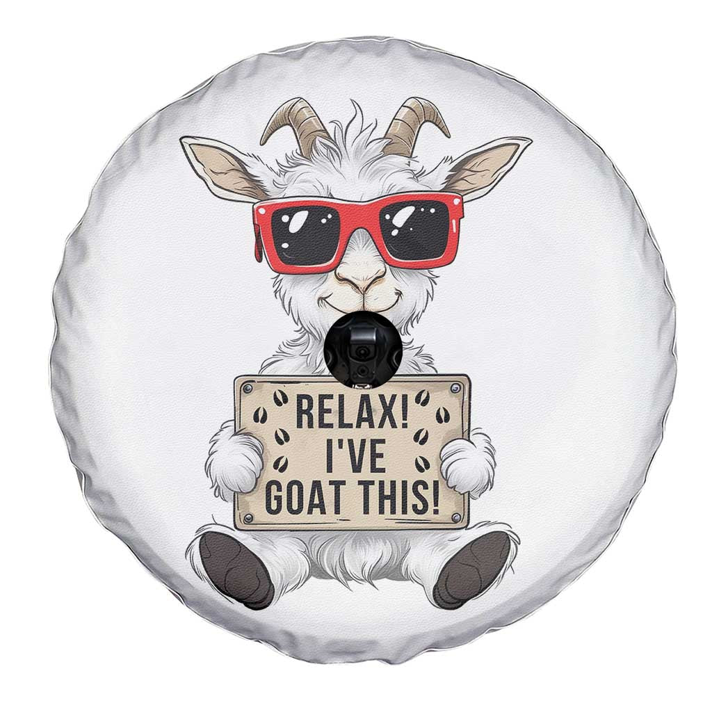 Relax I Have Goat This Spare Tire Cover Funny Goat Lover Gift - Wonder Print Shop