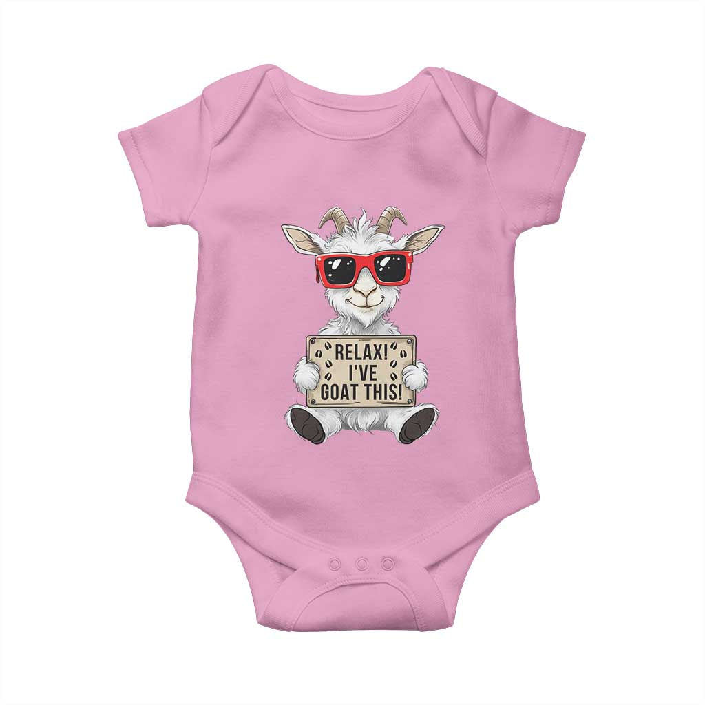 Relax I Have Goat This Baby Onesie Funny Goat Lover Gift - Wonder Print Shop