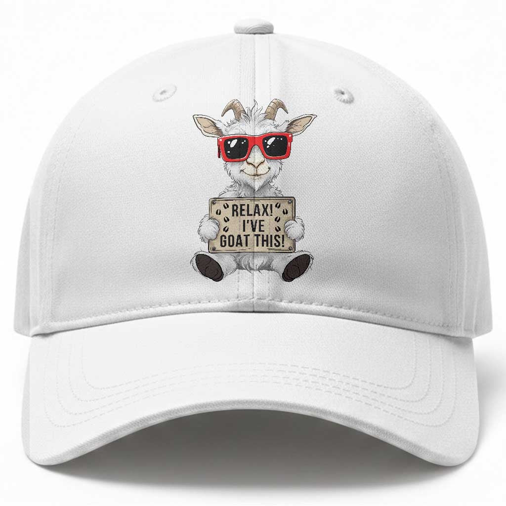 Relax I Have Goat This Baseball Cap Funny Goat Lover Gift