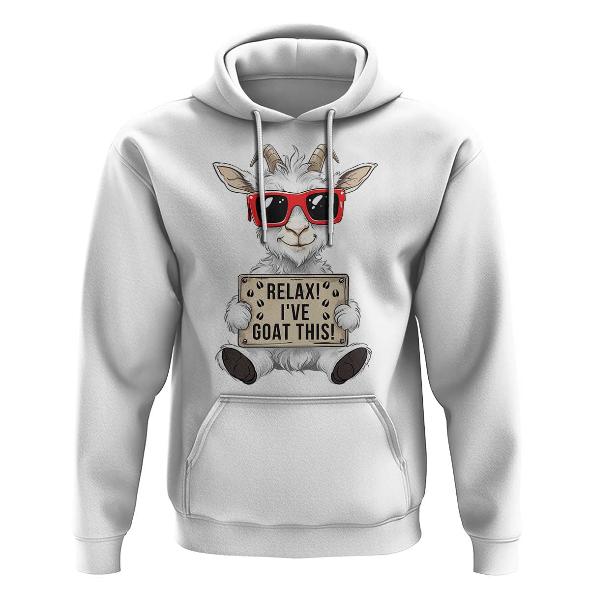 Relax I Have Goat This Hoodie Funny Goat Lover Gift - Wonder Print Shop