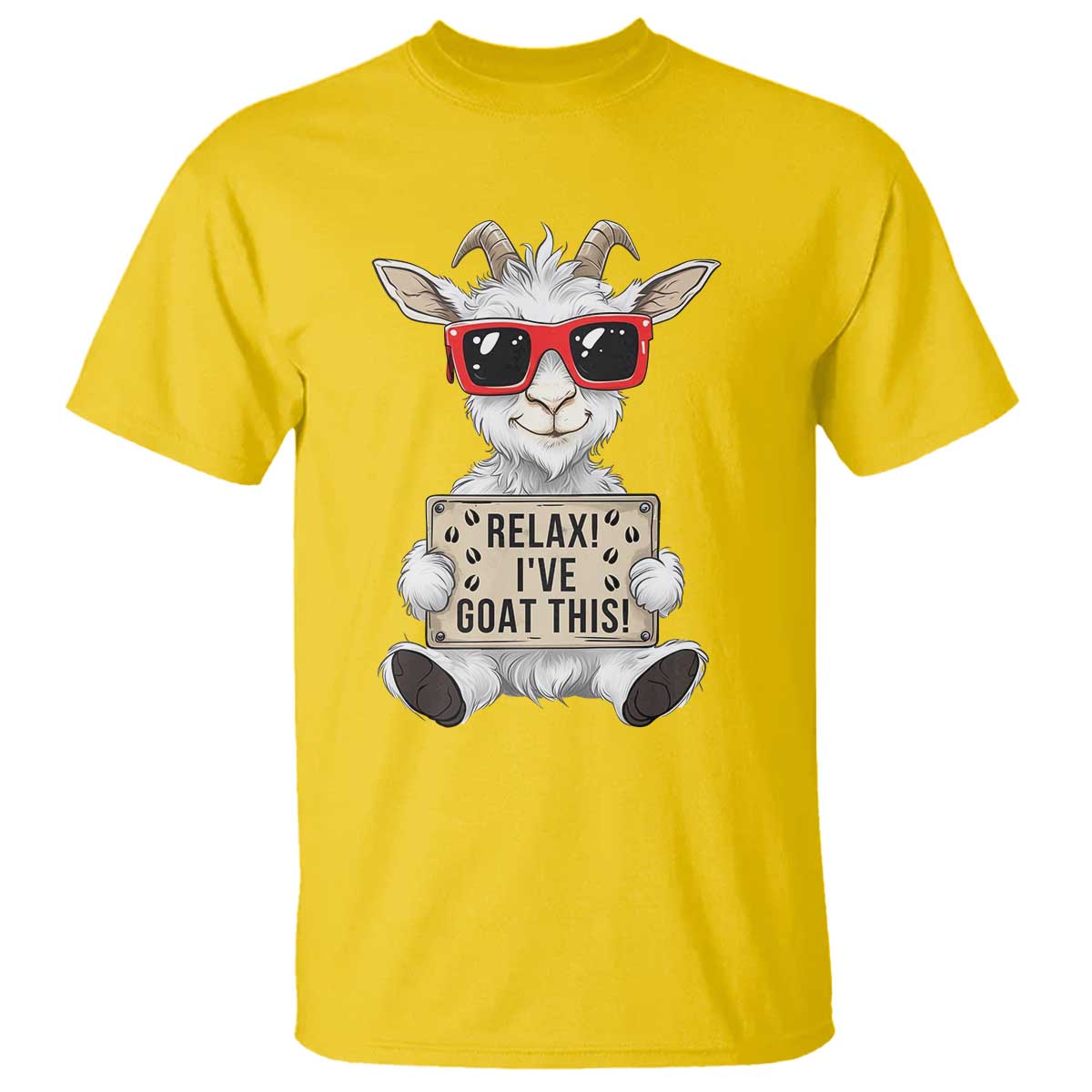 Relax I Have Goat This T Shirt Funny Goat Lover Gift - Wonder Print Shop