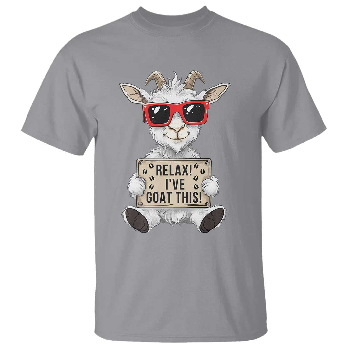 Relax I Have Goat This T Shirt Funny Goat Lover Gift - Wonder Print Shop