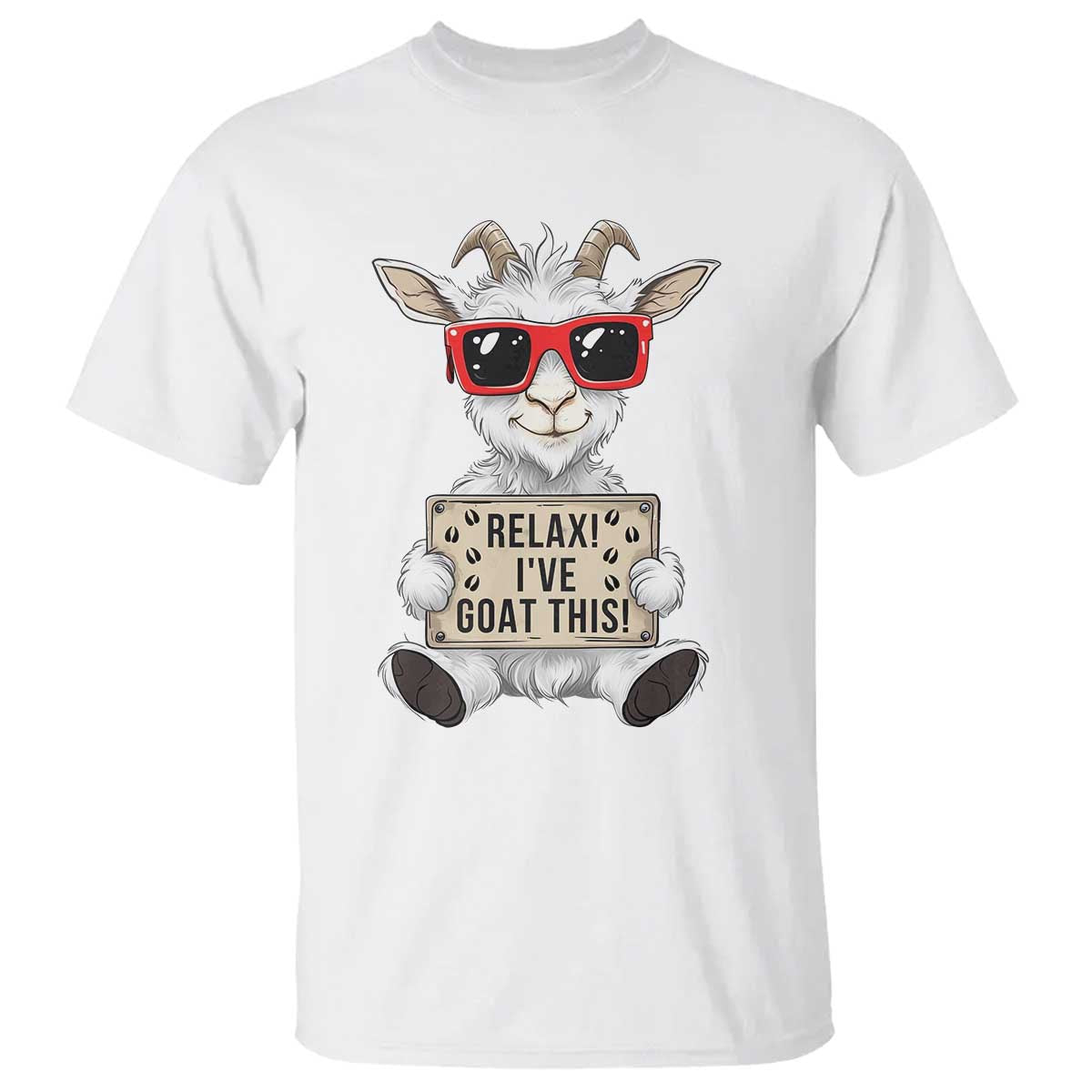 Relax I Have Goat This T Shirt Funny Goat Lover Gift - Wonder Print Shop