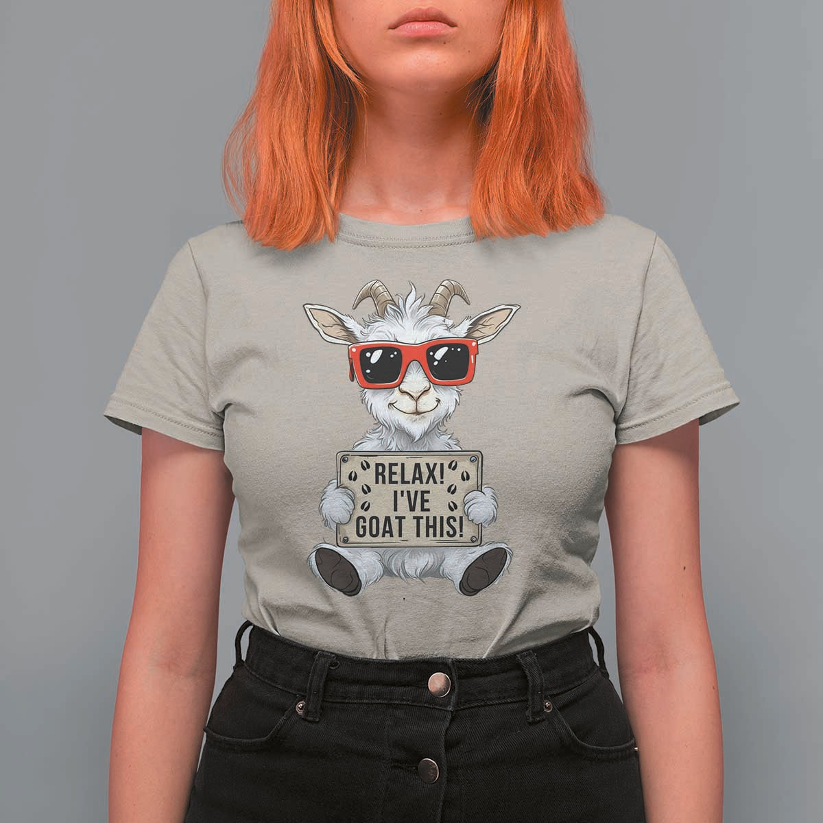 Relax I Have Goat This T Shirt For Women Funny Goat Lover Gift - Wonder Print Shop