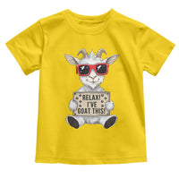 Relax I Have Goat This Toddler T Shirt Funny Goat Lover Gift - Wonder Print Shop
