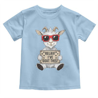 Relax I Have Goat This Toddler T Shirt Funny Goat Lover Gift - Wonder Print Shop