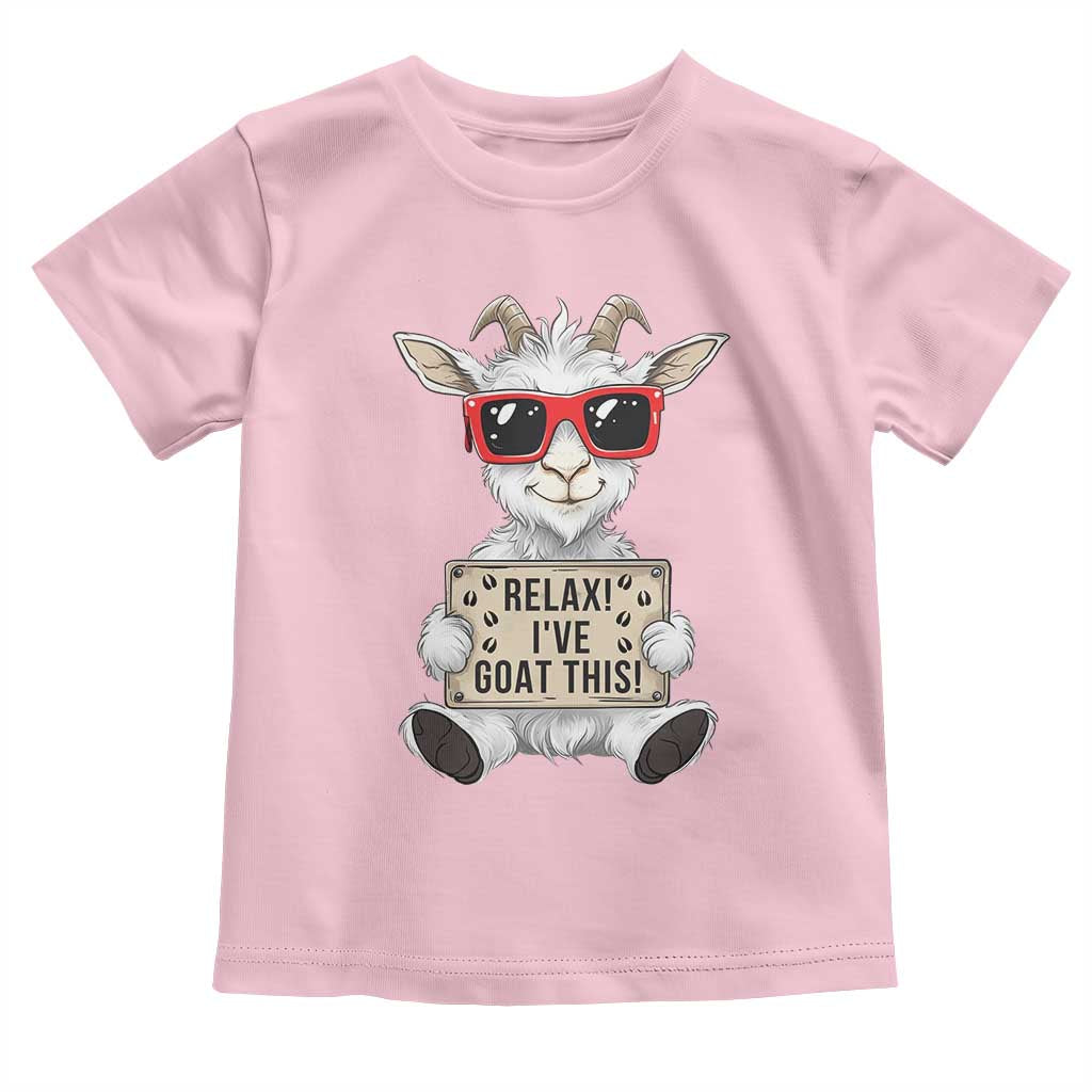 Relax I Have Goat This Toddler T Shirt Funny Goat Lover Gift - Wonder Print Shop