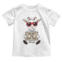 Relax I Have Goat This Toddler T Shirt Funny Goat Lover Gift - Wonder Print Shop