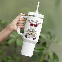 Relax I Have Goat This Tumbler With Handle Funny Goat Lover Gift