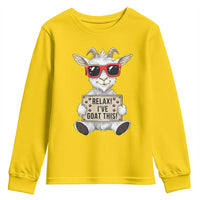 Relax I Have Goat This Youth Sweatshirt Funny Goat Lover Gift - Wonder Print Shop