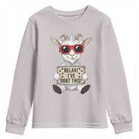 Relax I Have Goat This Youth Sweatshirt Funny Goat Lover Gift - Wonder Print Shop