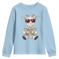 Relax I Have Goat This Youth Sweatshirt Funny Goat Lover Gift - Wonder Print Shop