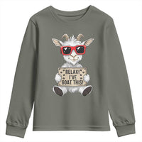 Relax I Have Goat This Youth Sweatshirt Funny Goat Lover Gift - Wonder Print Shop