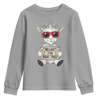 Relax I Have Goat This Youth Sweatshirt Funny Goat Lover Gift - Wonder Print Shop