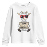 Relax I Have Goat This Youth Sweatshirt Funny Goat Lover Gift - Wonder Print Shop