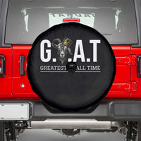 Funny Goat Lover Spare Tire Cover Motivational Quote Crowned G O A T Style - Wonder Print Shop