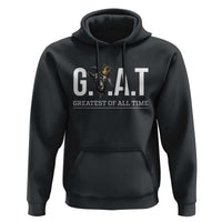 Funny Goat Lover Hoodie Motivational Quote Crowned G O A T Style - Wonder Print Shop
