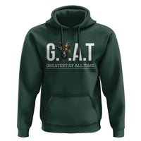 Funny Goat Lover Hoodie Motivational Quote Crowned G O A T Style - Wonder Print Shop