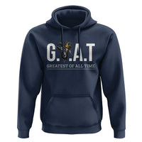 Funny Goat Lover Hoodie Motivational Quote Crowned G O A T Style - Wonder Print Shop