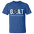 Funny Goat Lover T Shirt Motivational Quote Crowned G O A T Style - Wonder Print Shop
