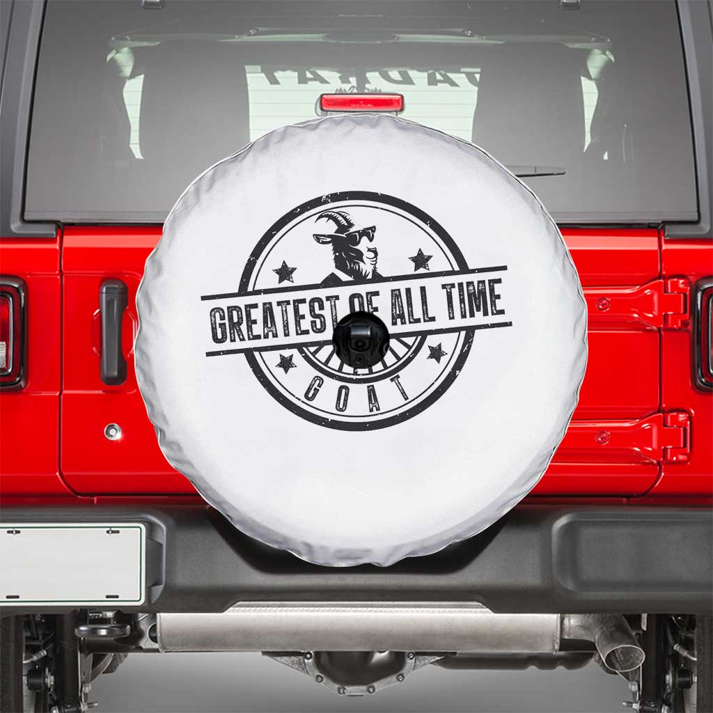 Funny Cool Goat With Sunglasses Spare Tire Cover Animal Lover Farm Gift