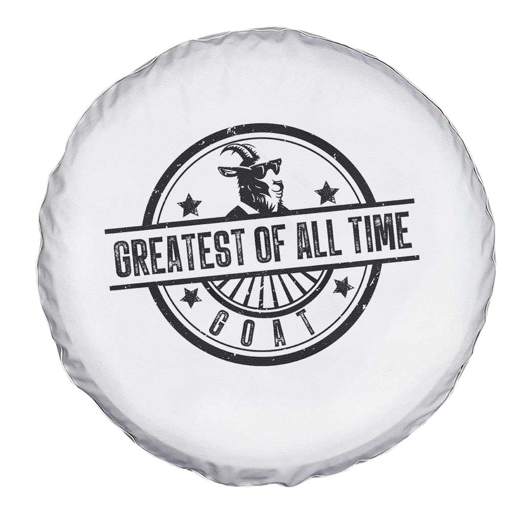 Funny Cool Goat With Sunglasses Spare Tire Cover Animal Lover Farm Gift