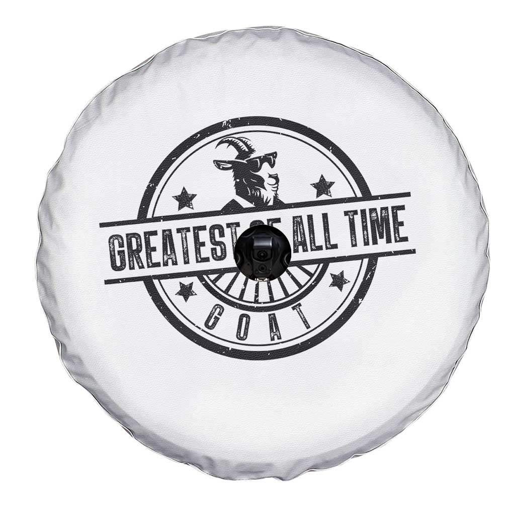 Funny Cool Goat With Sunglasses Spare Tire Cover Animal Lover Farm Gift