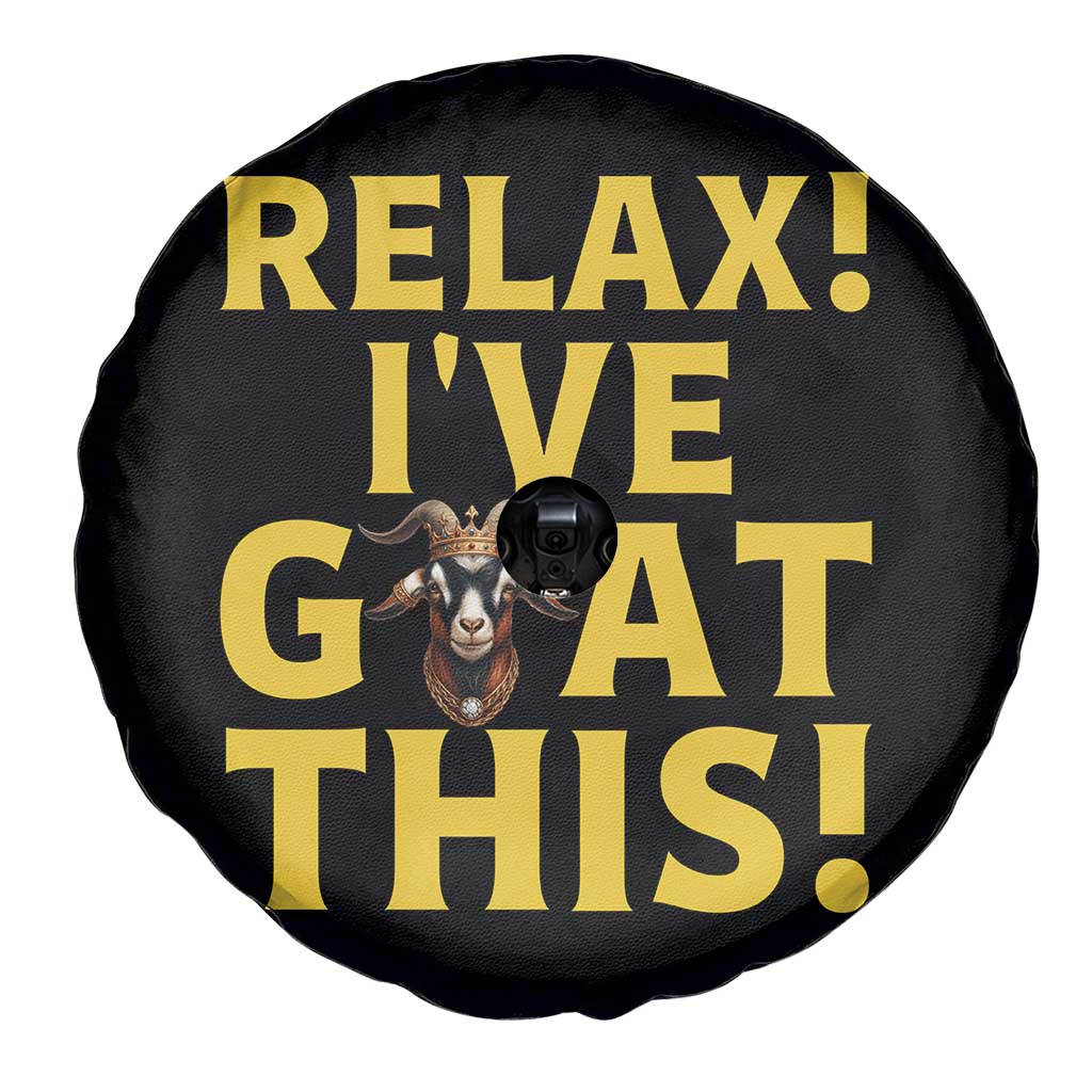 Funny Goat Humor Spare Tire Cover Relax I Have Goat This - Wonder Print Shop