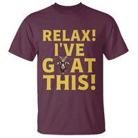 Funny Goat Humor T Shirt Relax I Have Goat This - Wonder Print Shop