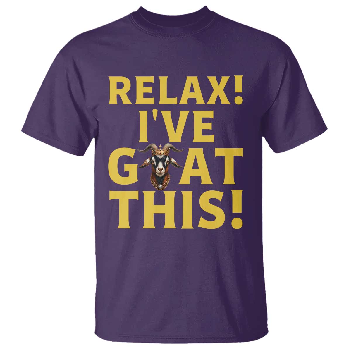 Funny Goat Humor T Shirt Relax I Have Goat This - Wonder Print Shop