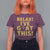 Funny Goat Humor T Shirt For Women Relax I Have Goat This - Wonder Print Shop
