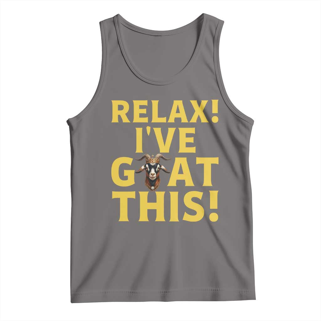 Funny Goat Humor Tank Top Relax I Have Goat This - Wonder Print Shop