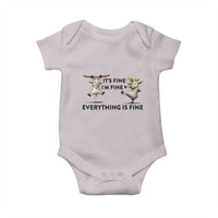 It Is Fine I Am Fine Everything Is Fine Baby Onesie Funny Goat Lover Gift - Wonder Print Shop