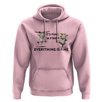 It Is Fine I Am Fine Everything Is Fine Hoodie Funny Goat Lover Gift - Wonder Print Shop