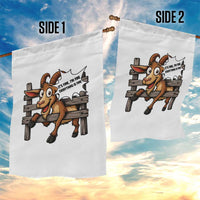 Funny Goat Garden Flag It Is Fine I Am Fine Everything Is Fine - Wonder Print Shop