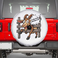 Funny Goat Spare Tire Cover It Is Fine I Am Fine Everything Is Fine - Wonder Print Shop